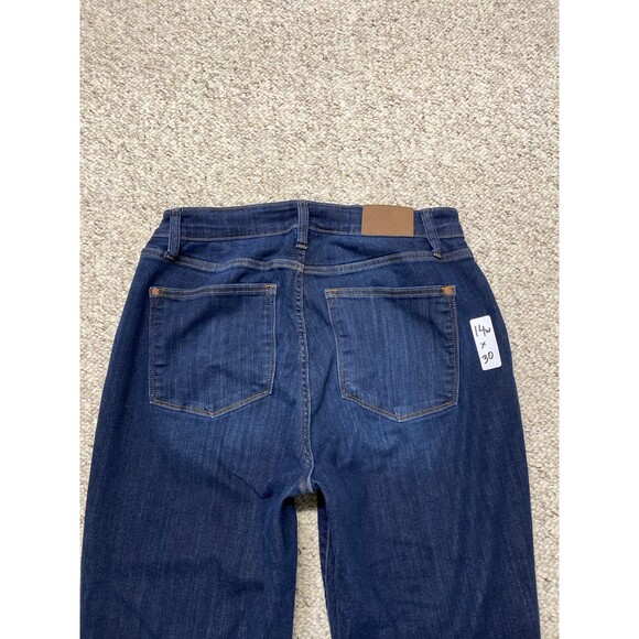 Judy blue High-Rise Straight Fit Size 14W Dark Wash Style JB82627 - Picture 5 of 9